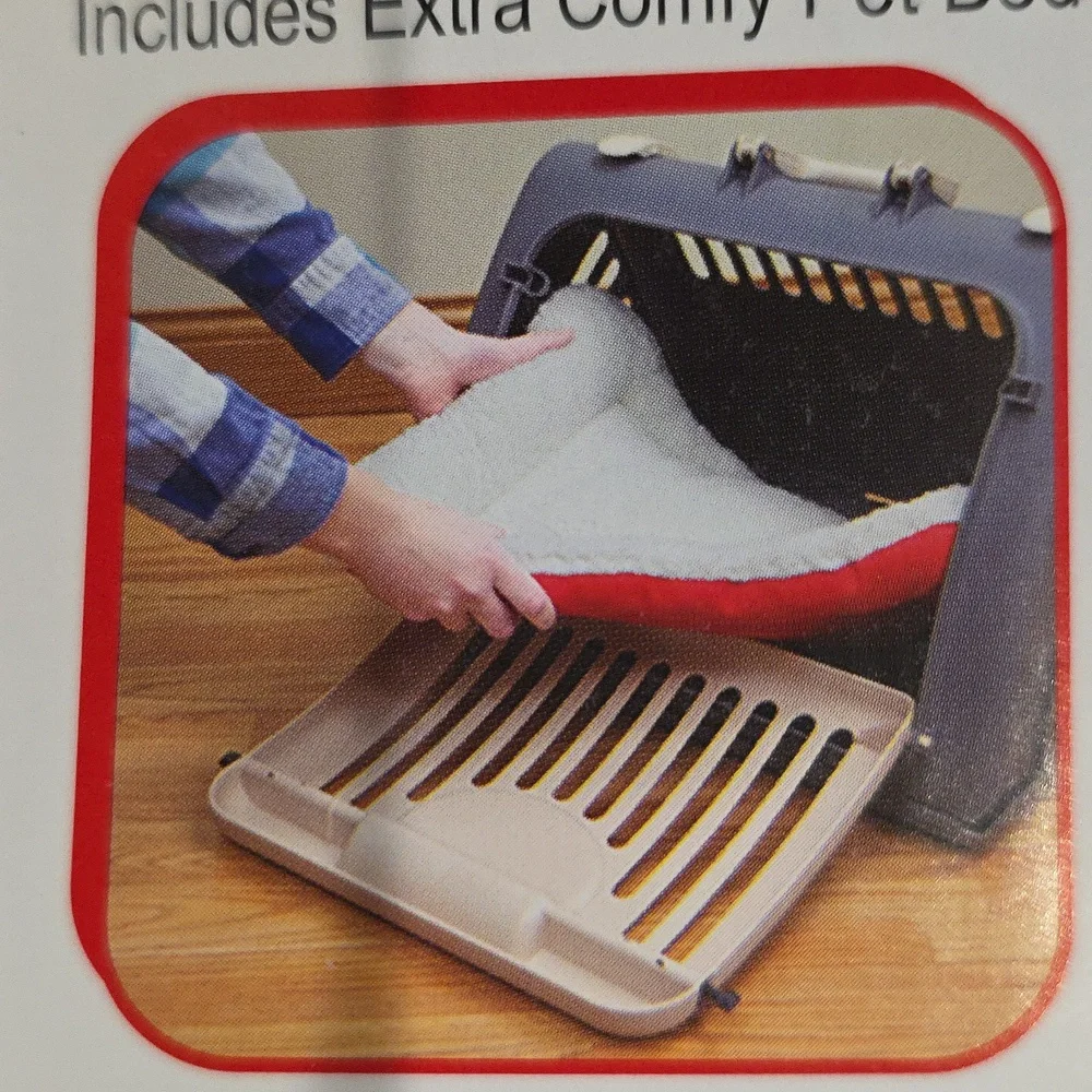 Cat/Small Animal Carrier And Bed